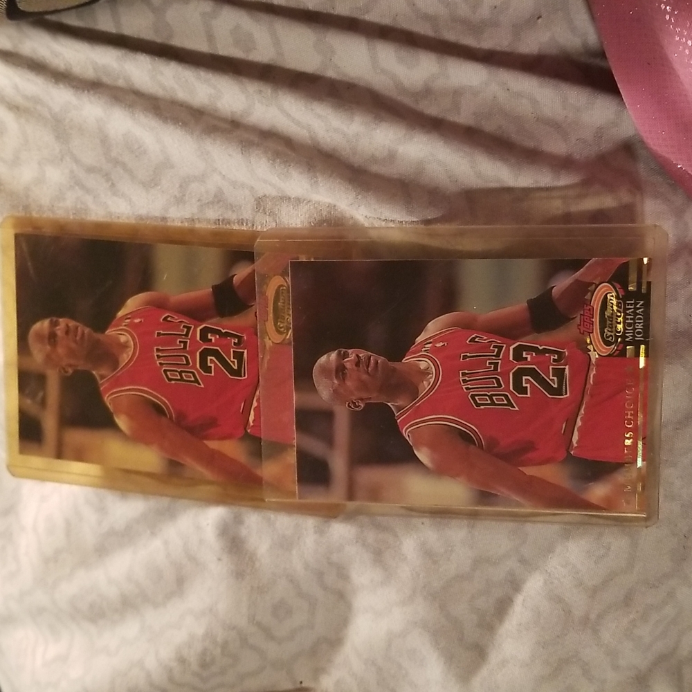 2-#23 Michael Jordan Topps Basketball cards stadium club #210